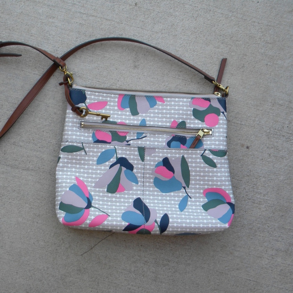 FOSSIL Crossbody floral  purse